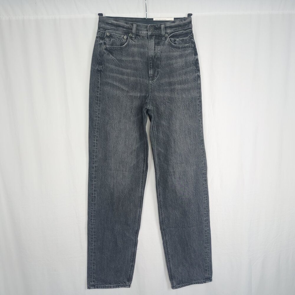 American Eagle Black Jeans 0 X Small Baggy High Rise NWT